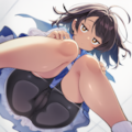 ガラス越しスパッツ 3枚目
