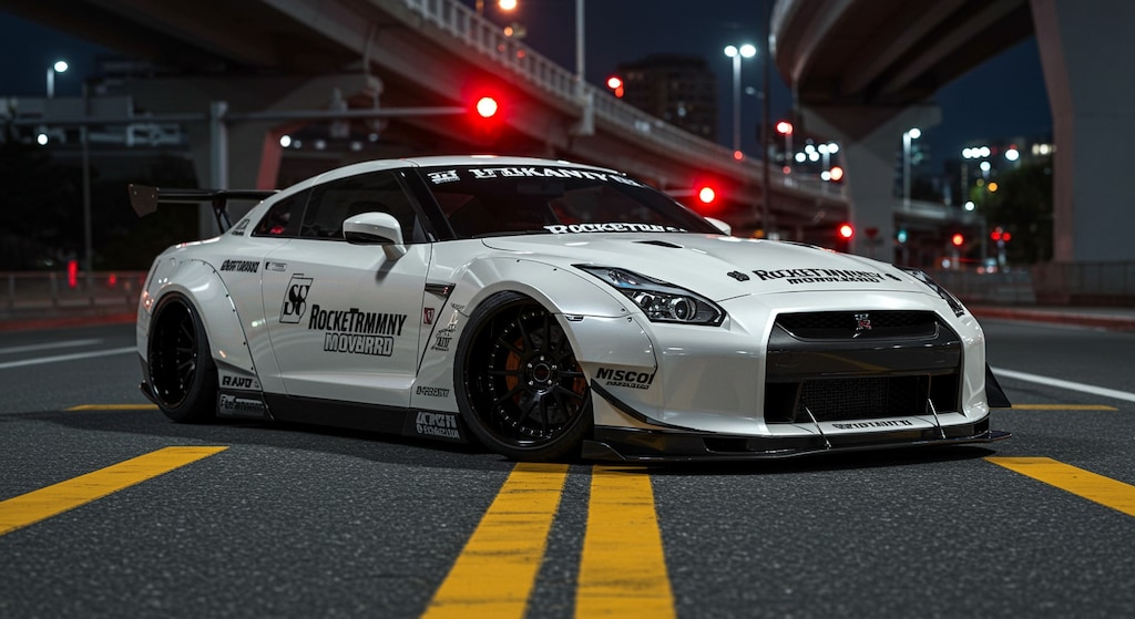 R35GT-Rのドリ車