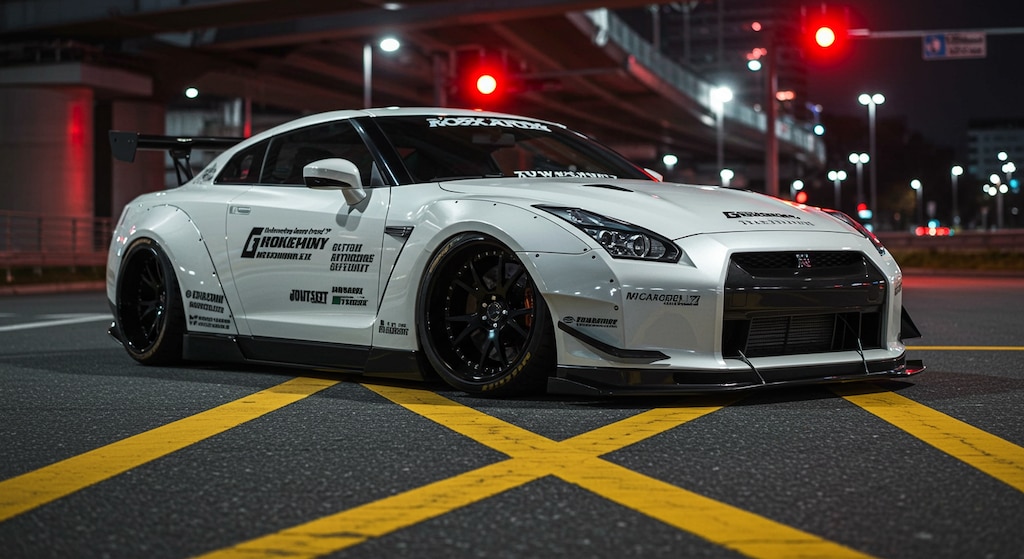 R35GT-Rのドリ車