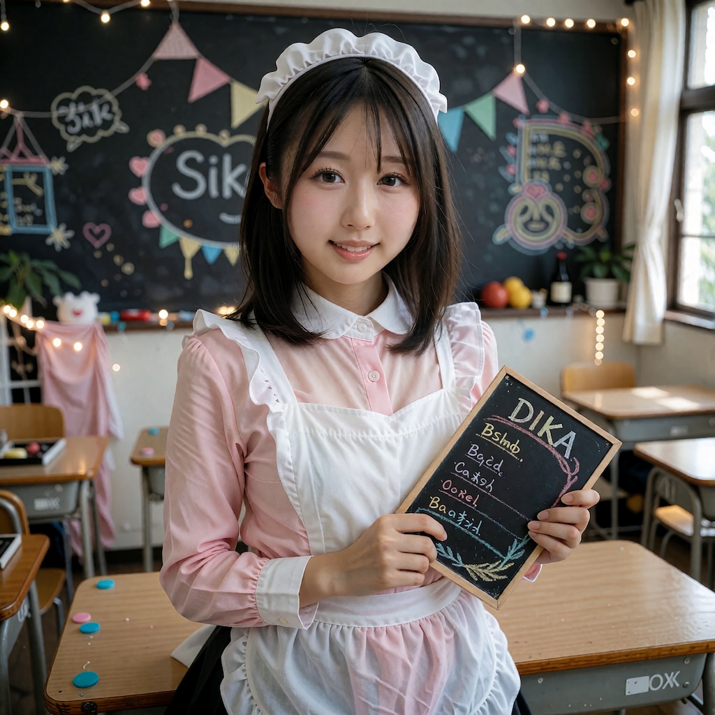 学園祭でメイド喫茶やります