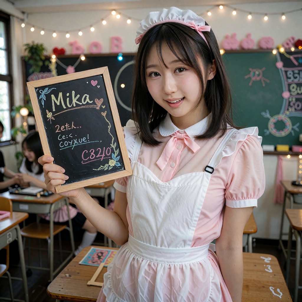 学園祭でメイド喫茶やります