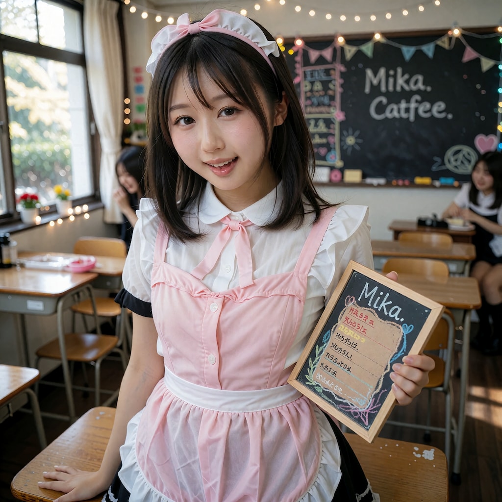 学園祭でメイド喫茶やります