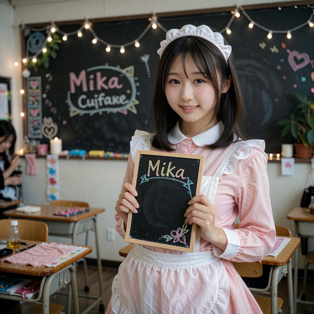 学園祭でメイド喫茶やります