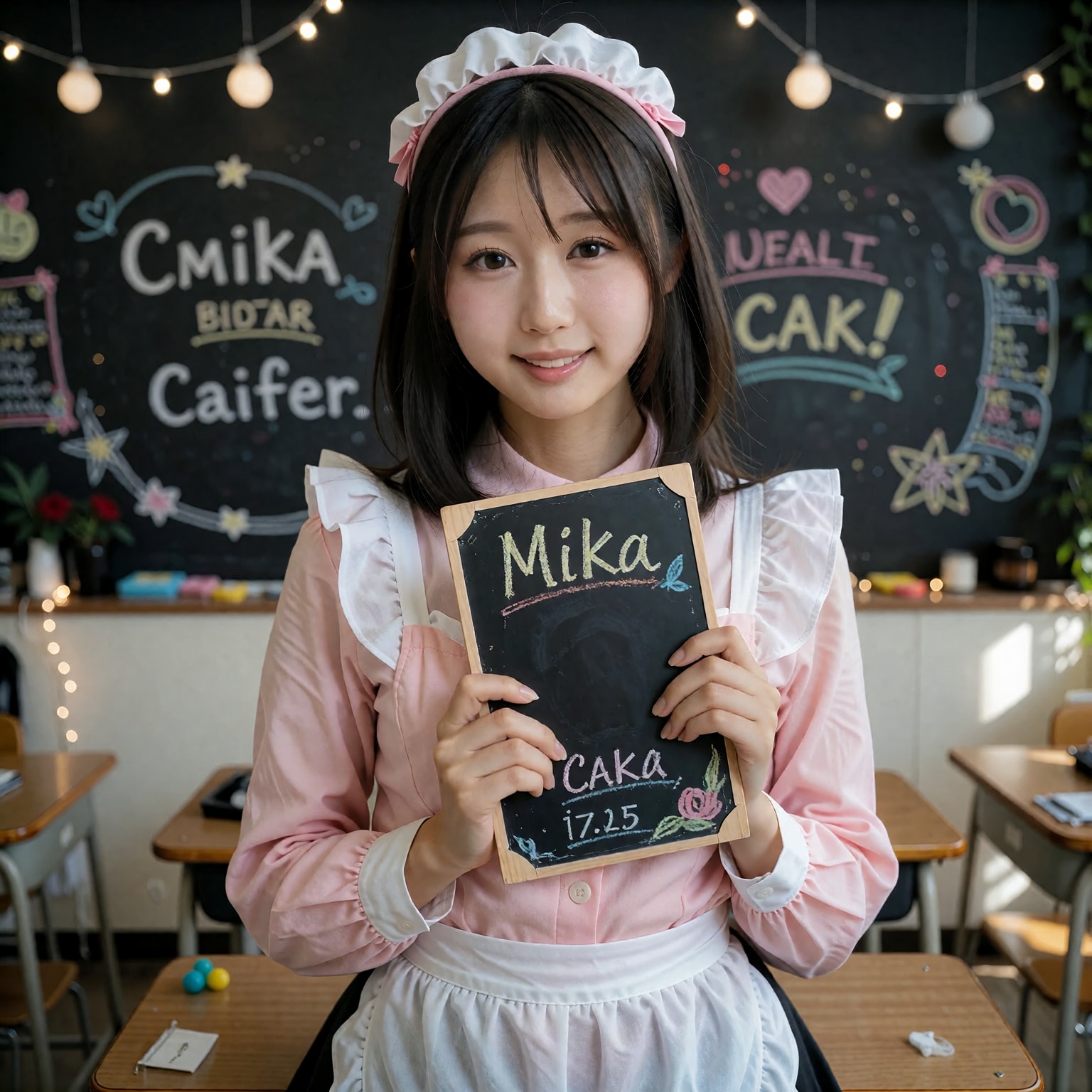 学園祭でメイド喫茶やります | の人気AIイラスト・グラビア