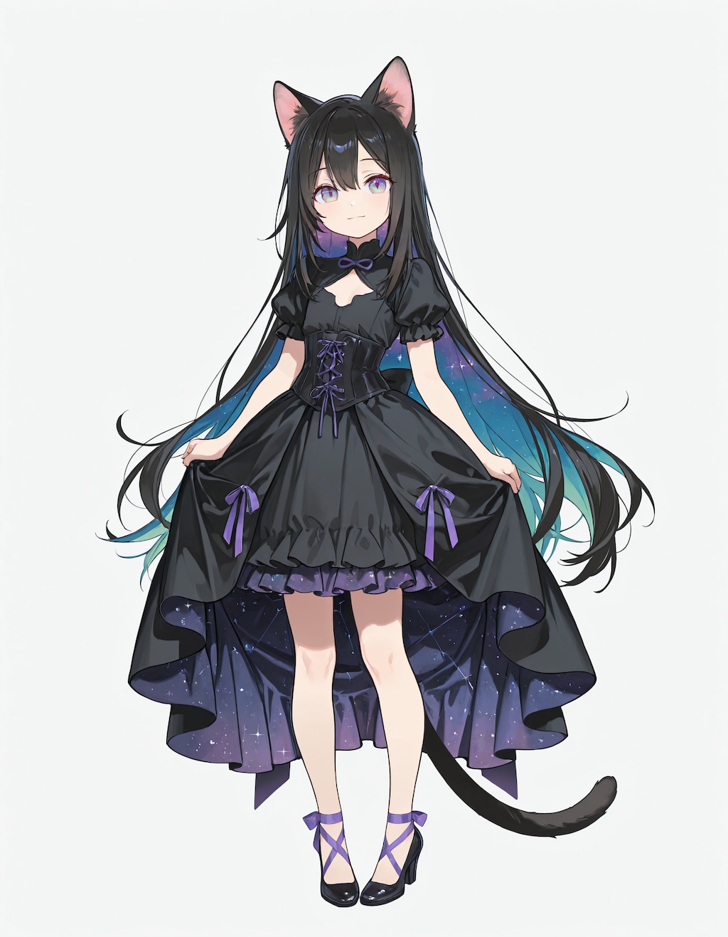 星空を纏う女の子