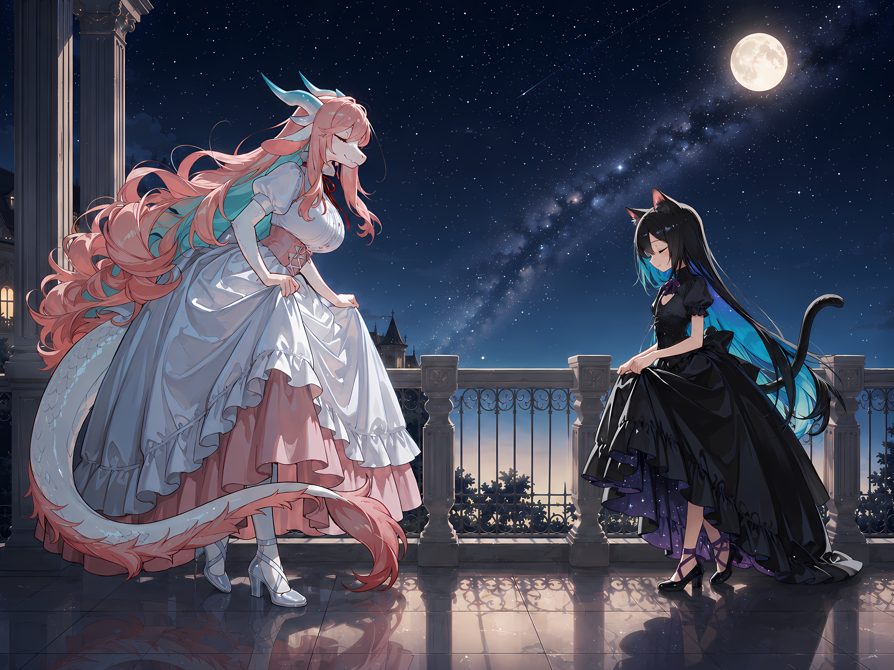 星空を纏う女の子
