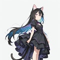 星空を纏う女の子 2枚目