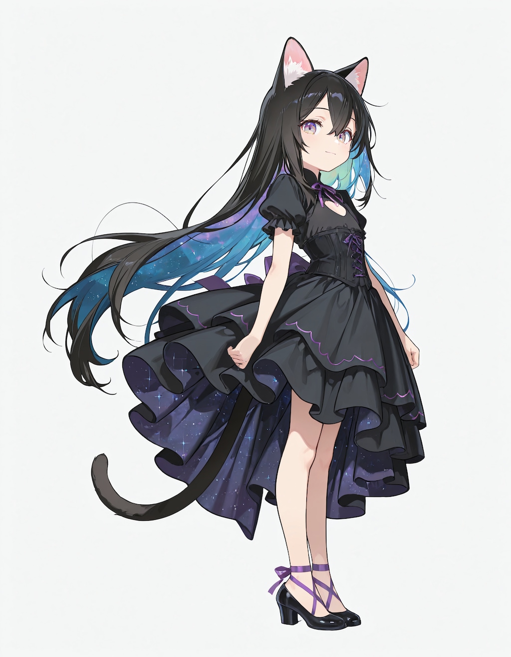 星空を纏う女の子