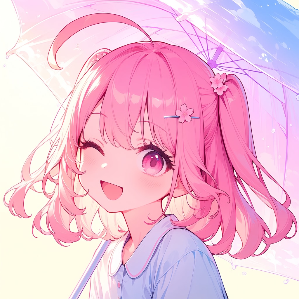 レインボー傘
