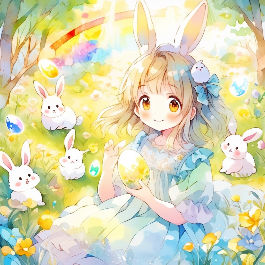 森の中のイースター