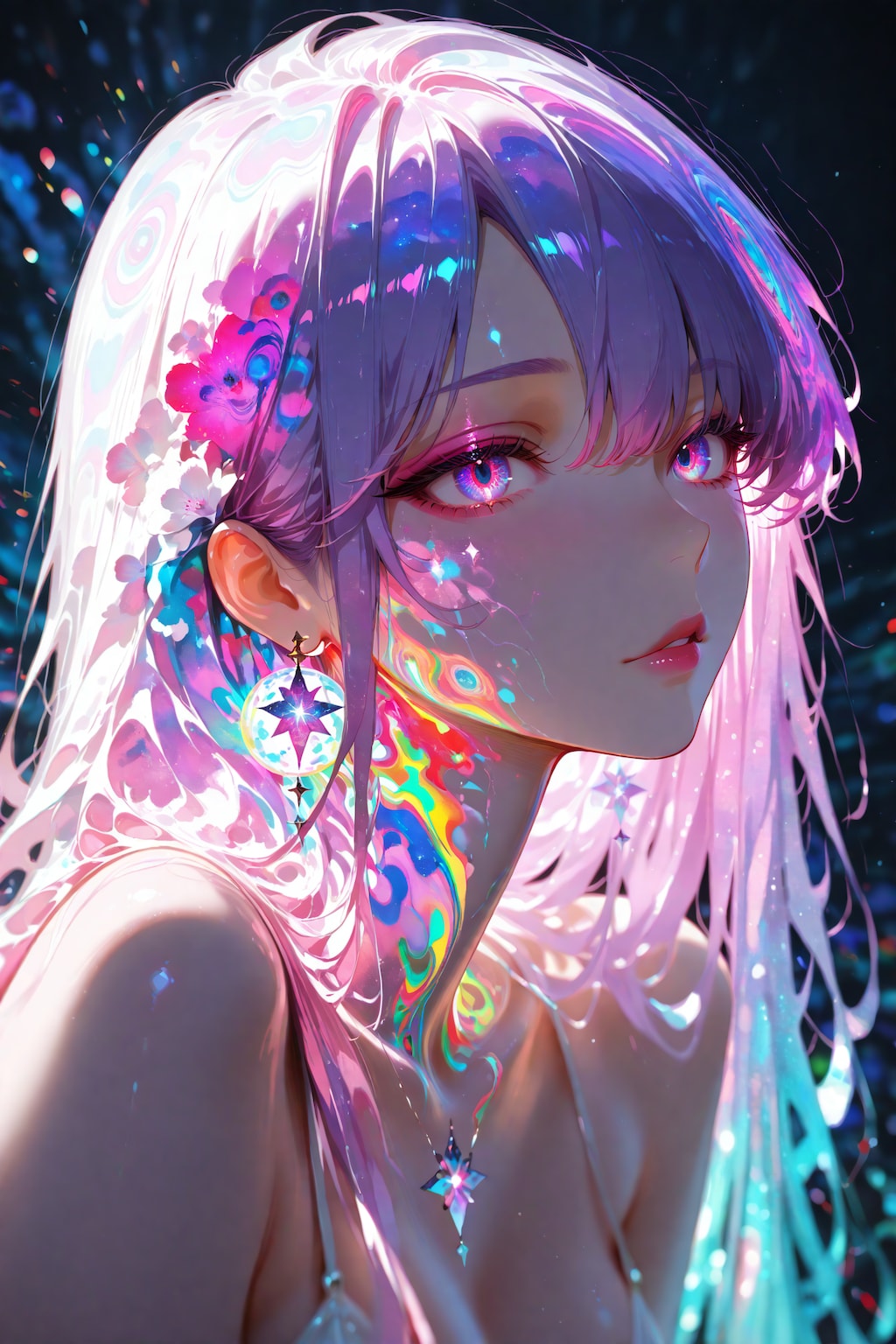 カラフルな少女