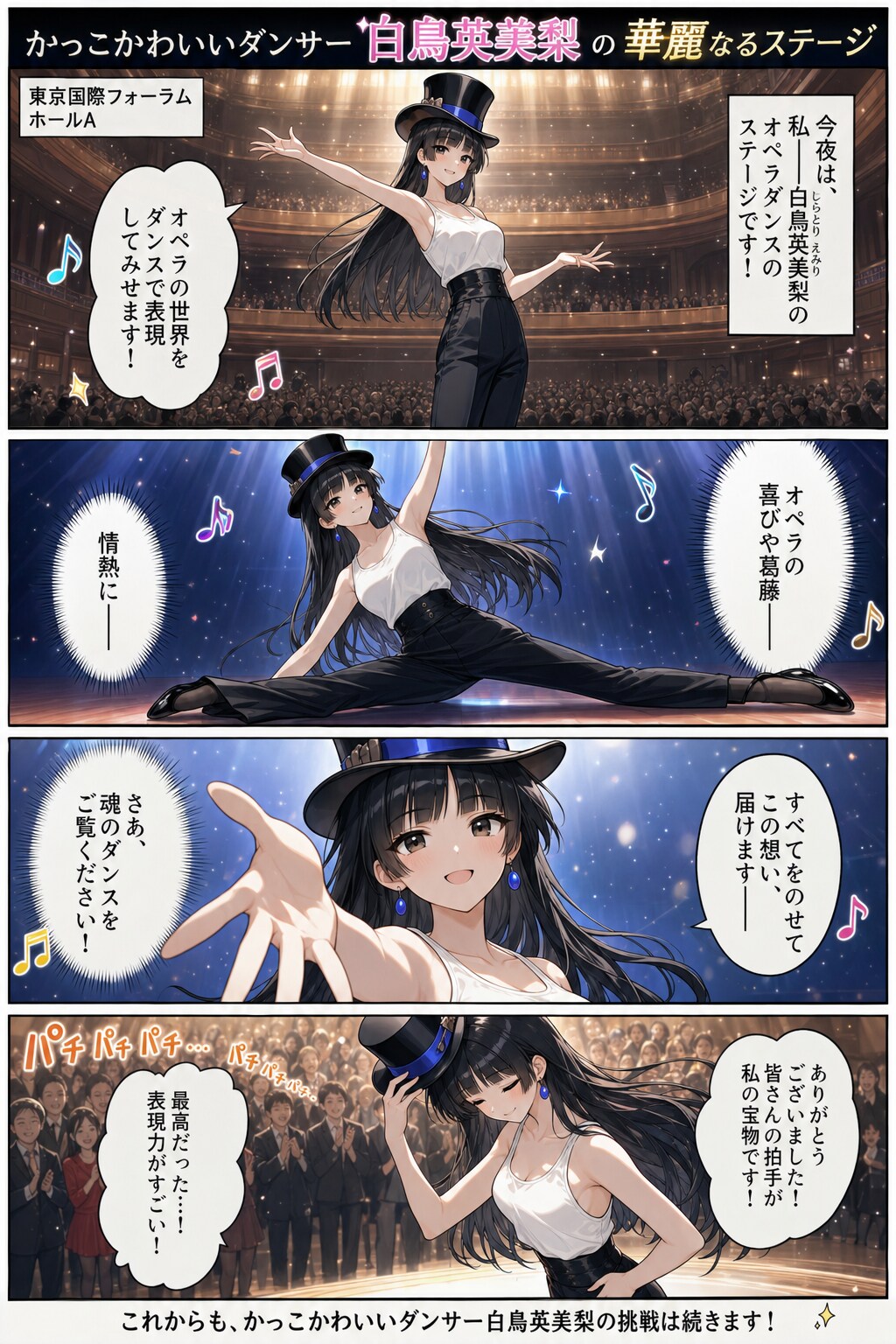 かっこかわいいダンサー白鳥英美梨の華麗なるステージ・東京国際フォーラムホールA