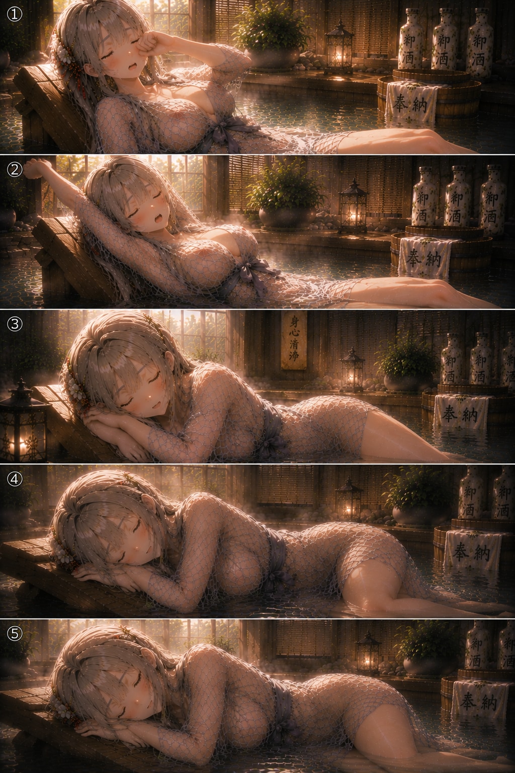 狛犬母娘　娘のこまちゃん
