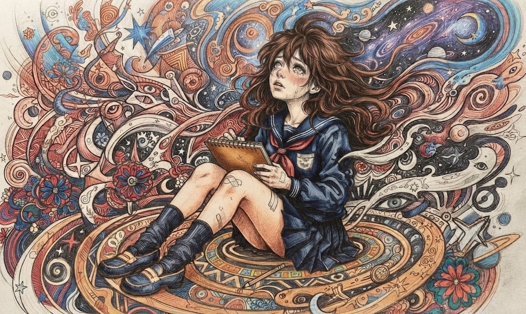 女子高生とアート