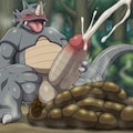 サイドンの脱糞オナニー 4枚目