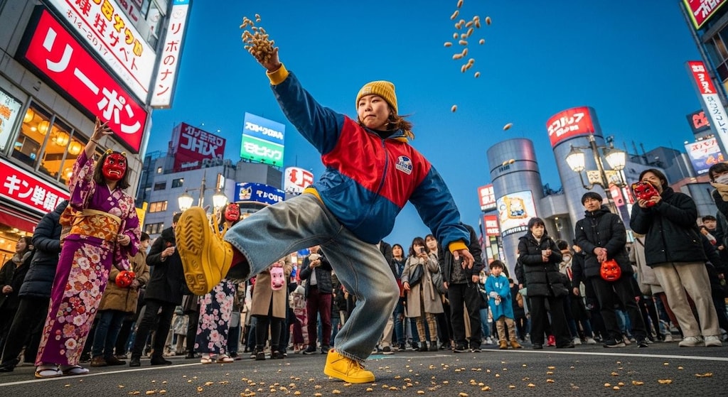 ヒップホップ豆撒き