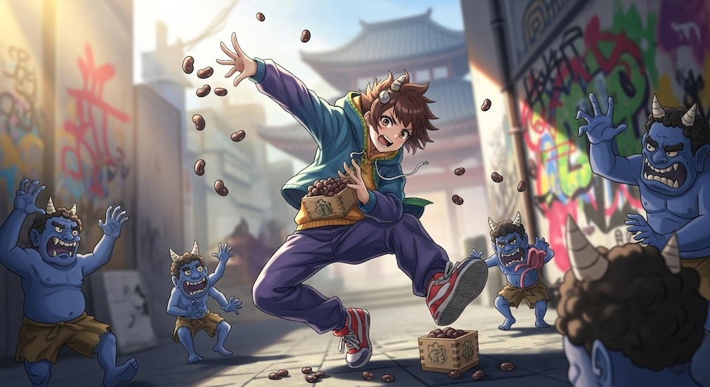 ヒップホップ豆撒き