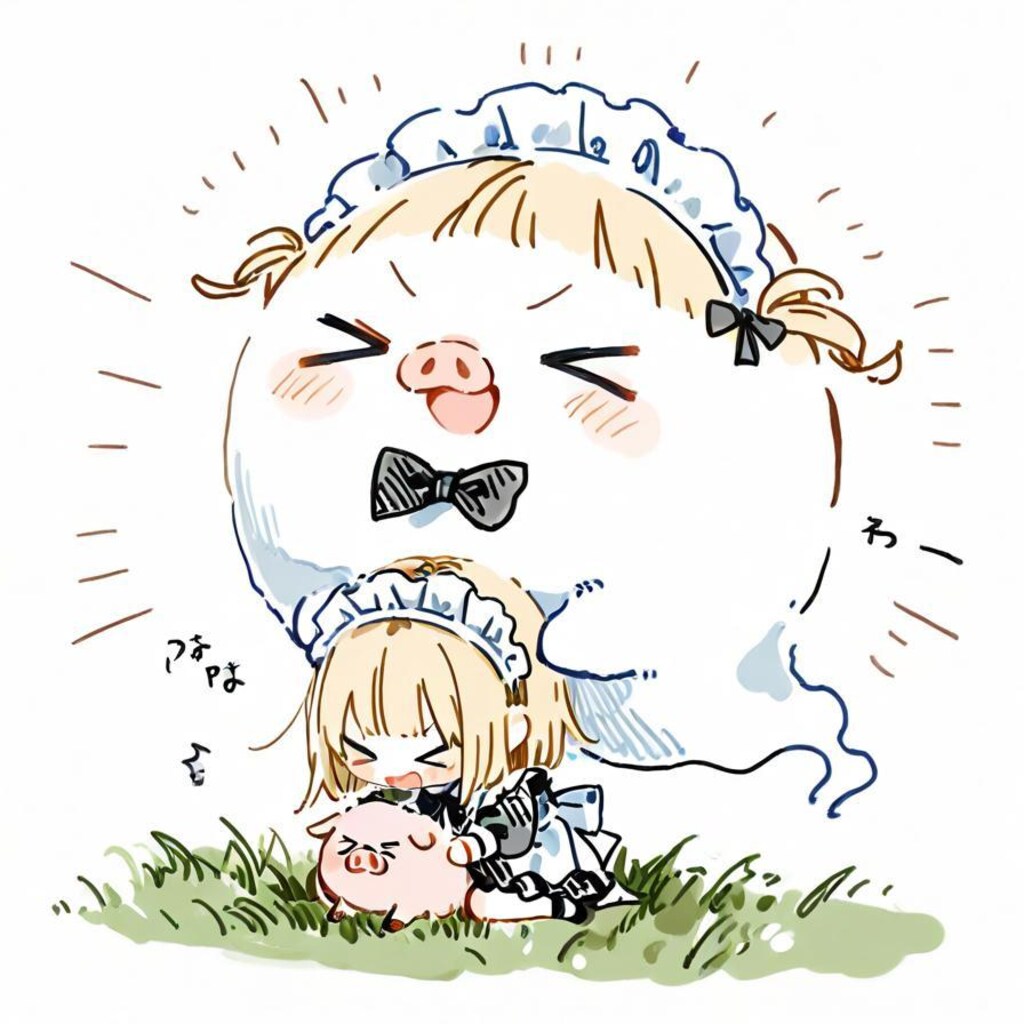 ( >ω<)ちょっとだけオマケやで…🐷👻✨