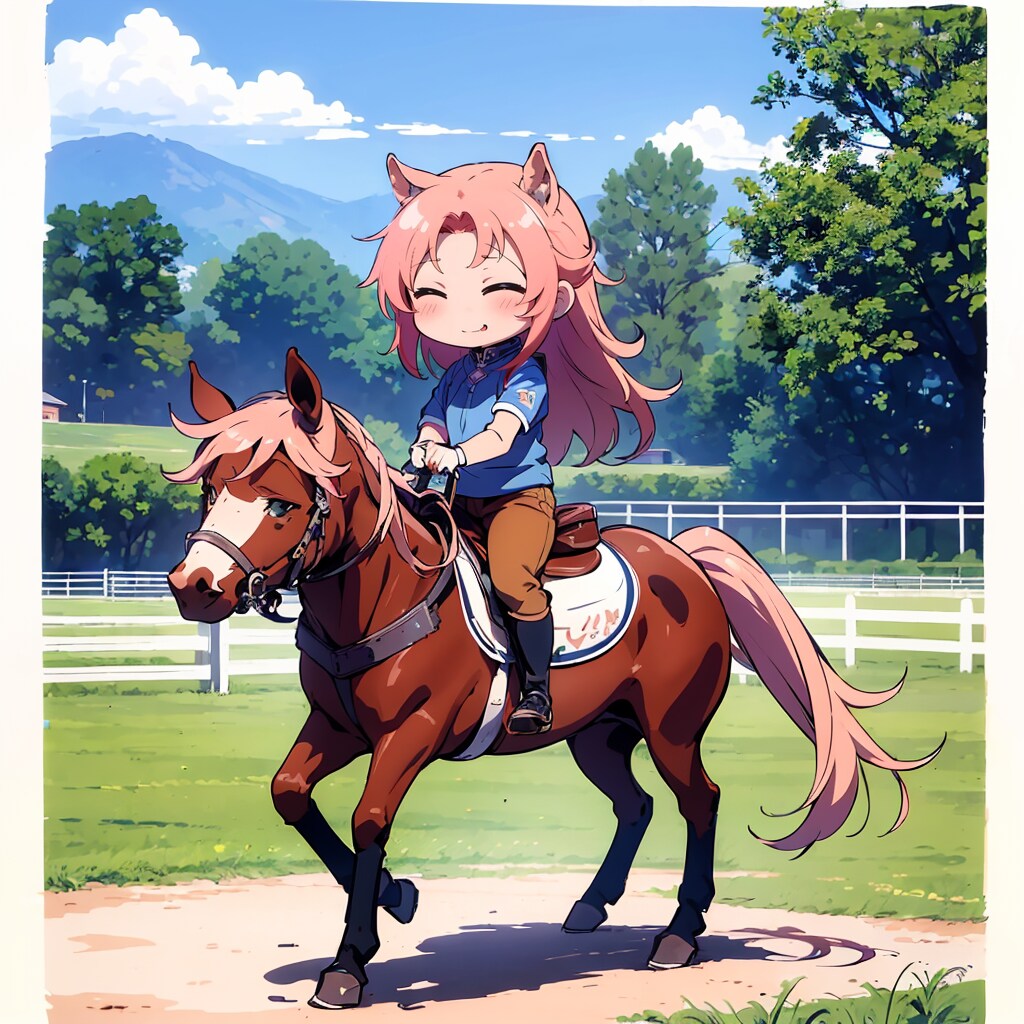 パカパカ♪