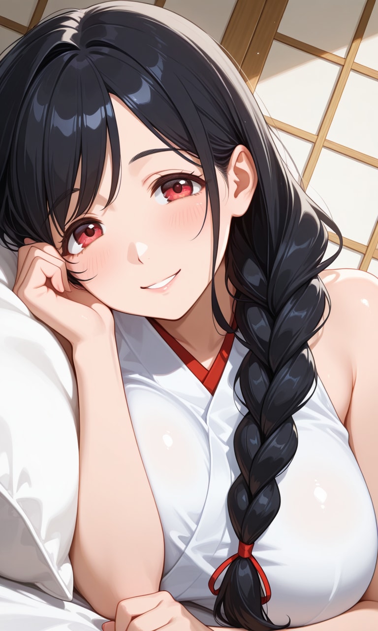 【うちの子ママ】レナさん巫女コスチューム