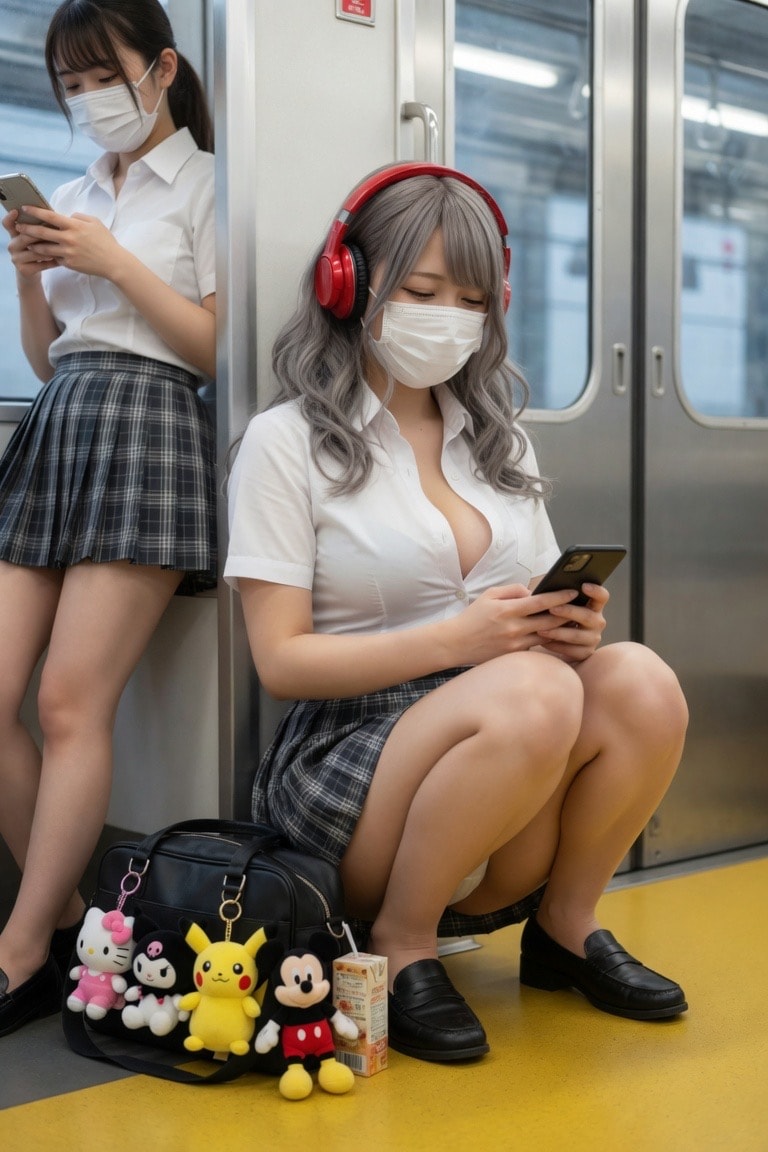 ヘッドホン女子3