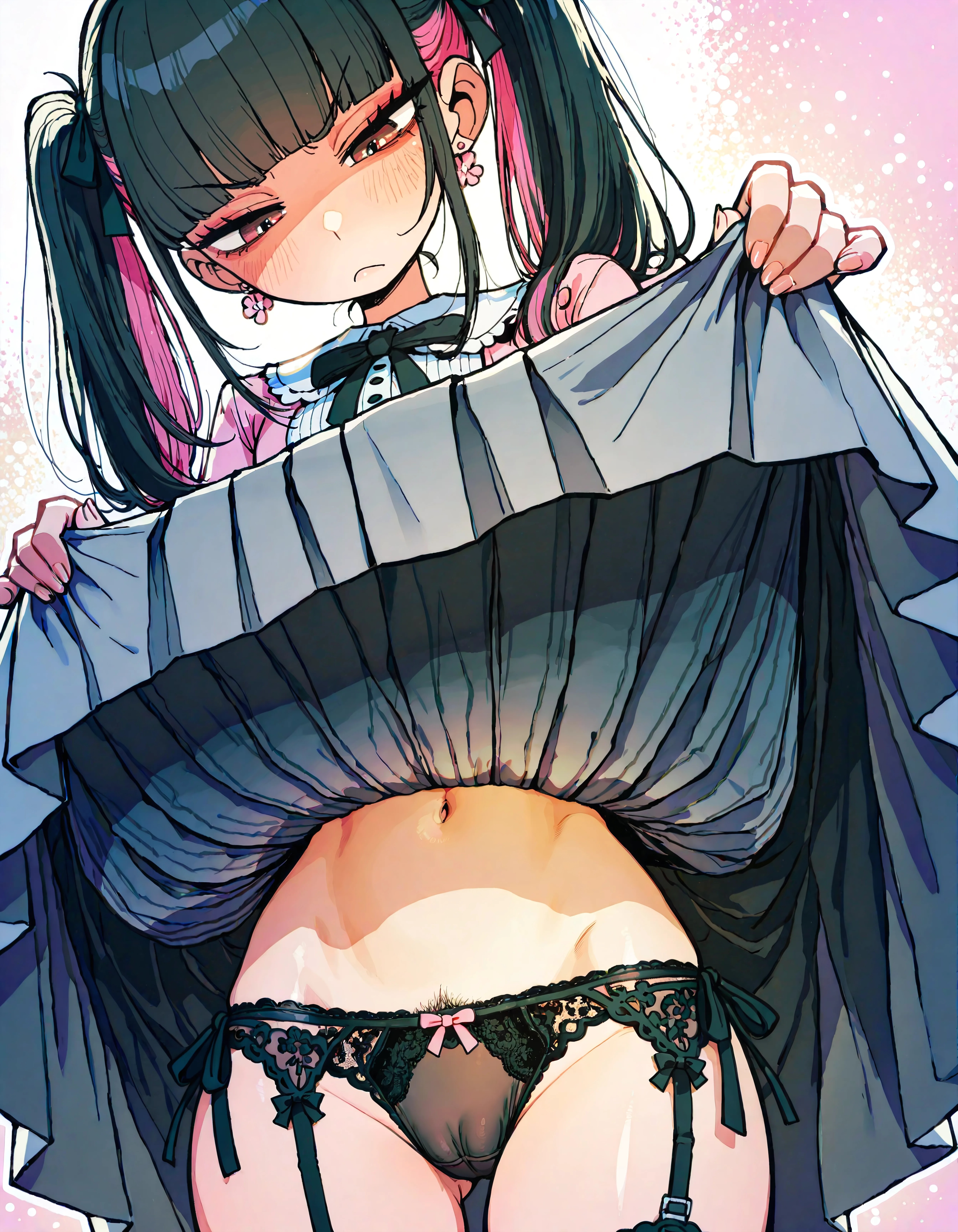 Neon Disdain and Lace