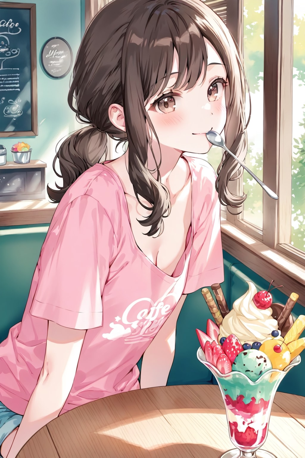 アイス食べる〜