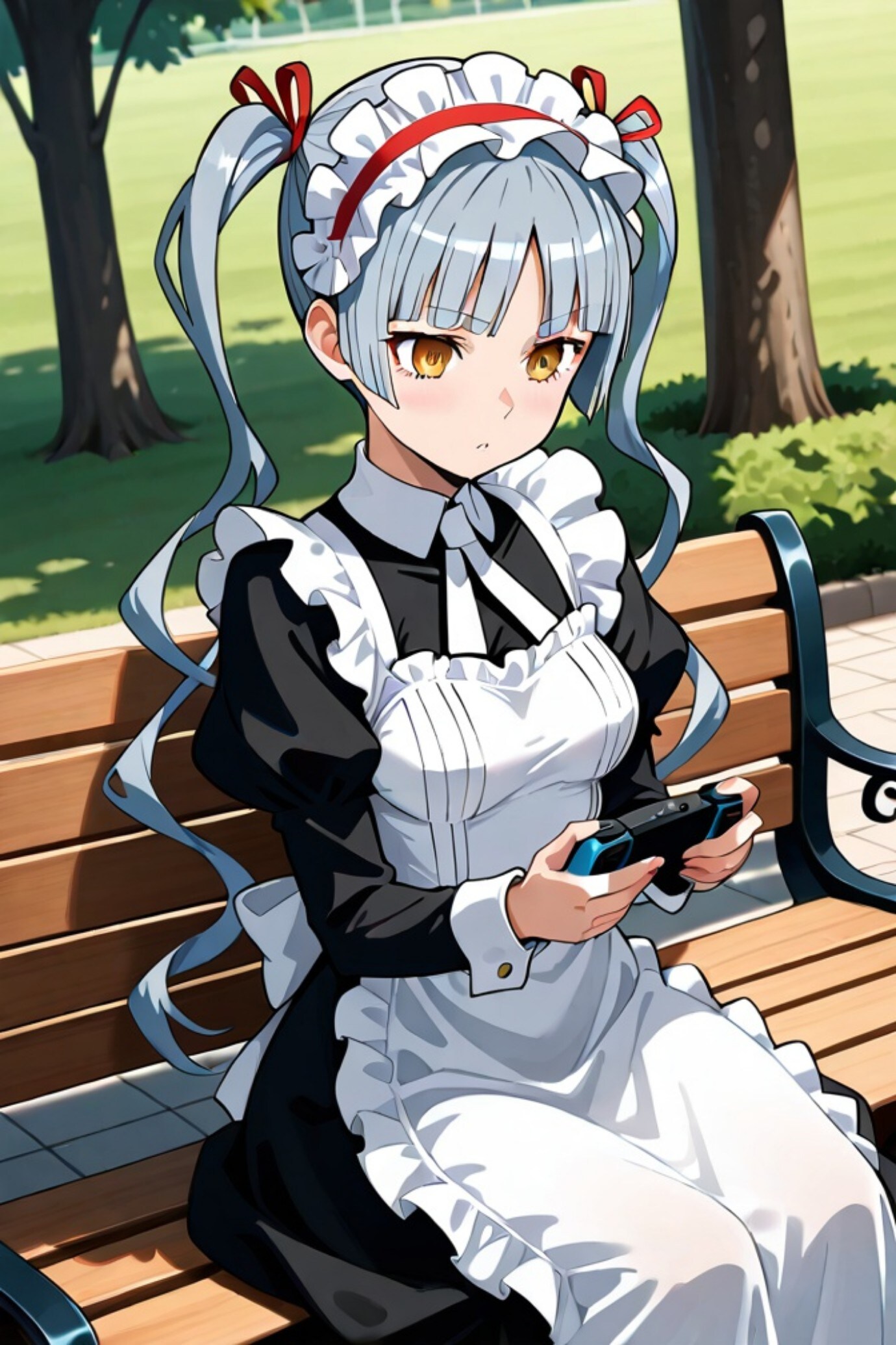 ゲームをする汐王寺茉莉花