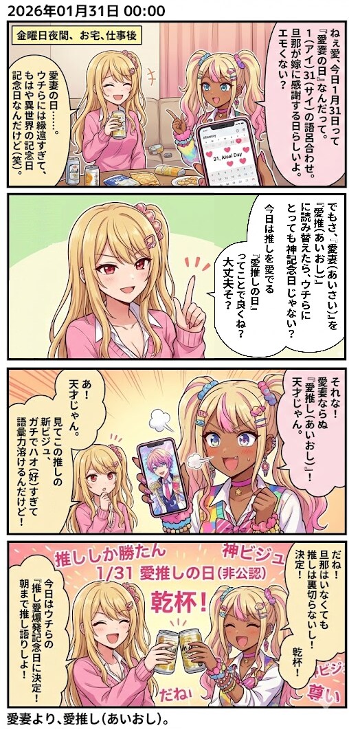 毎日漫画0時　今日は何の日