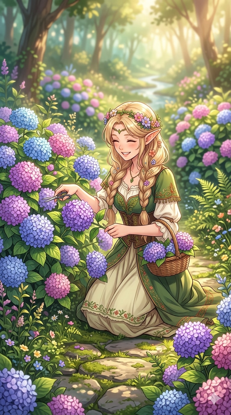 紫陽花エルフ