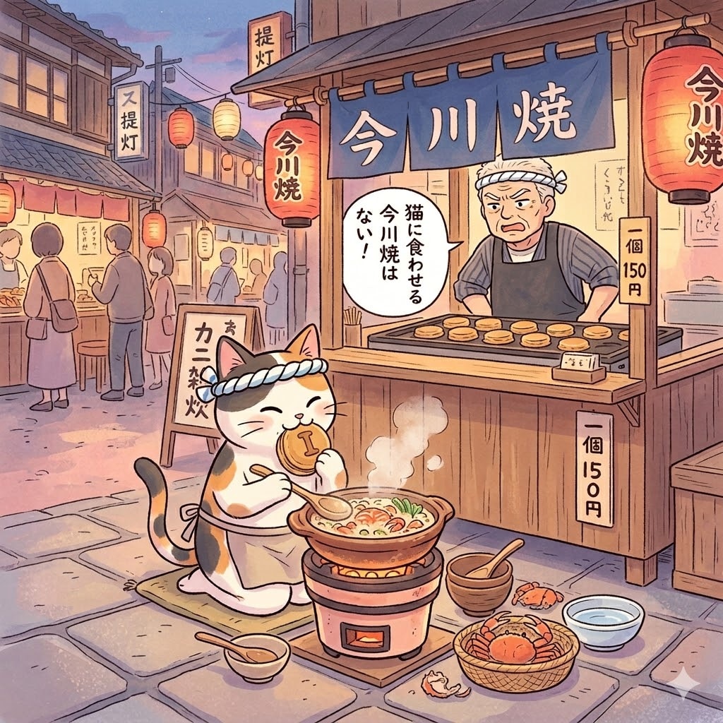 かにをくえるんだな