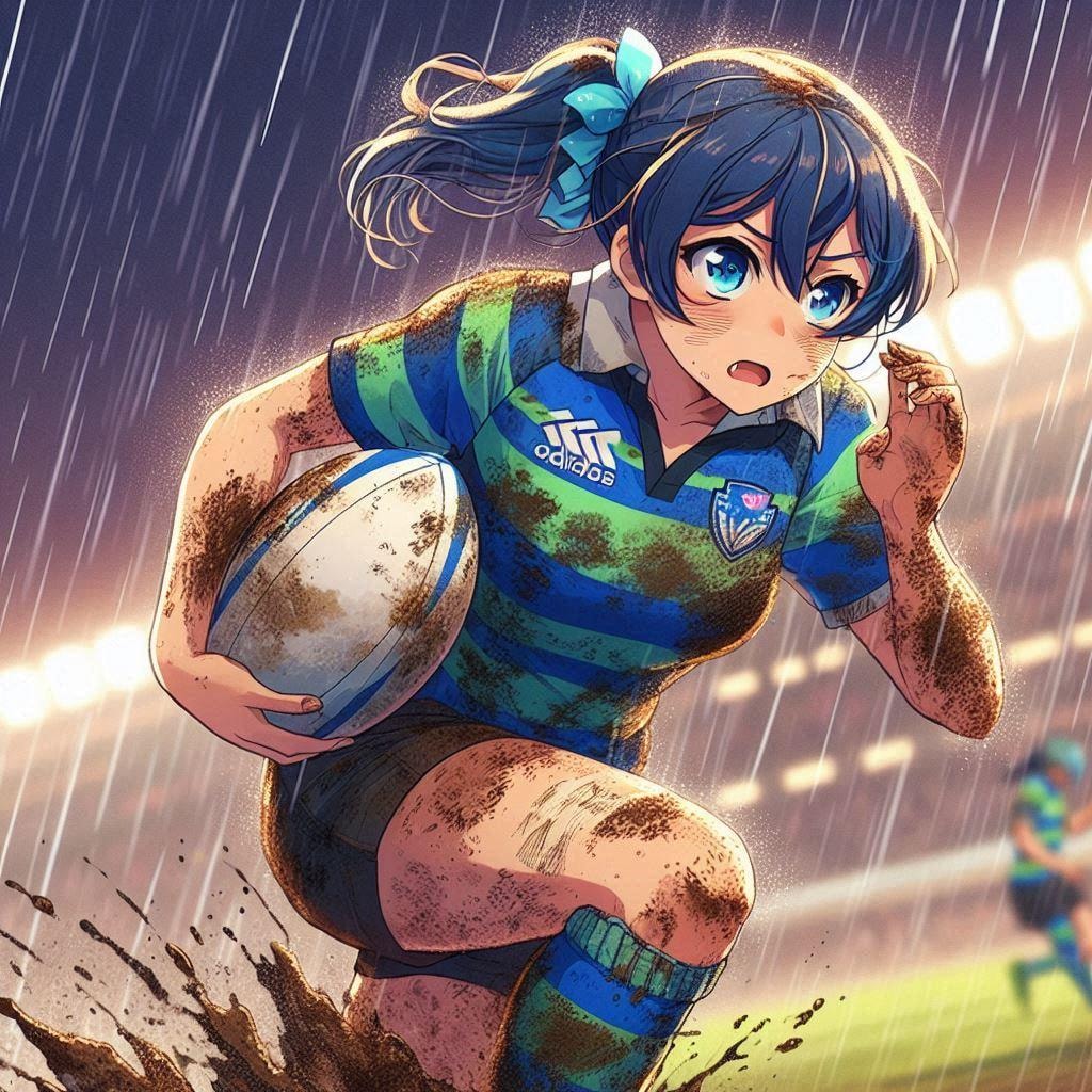 🏉泥まみれの女子ラグビー 141