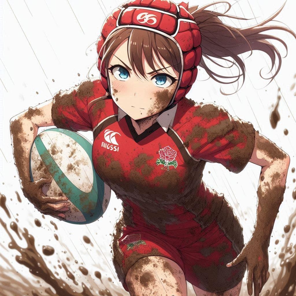 🏉泥まみれの女子ラグビー 141