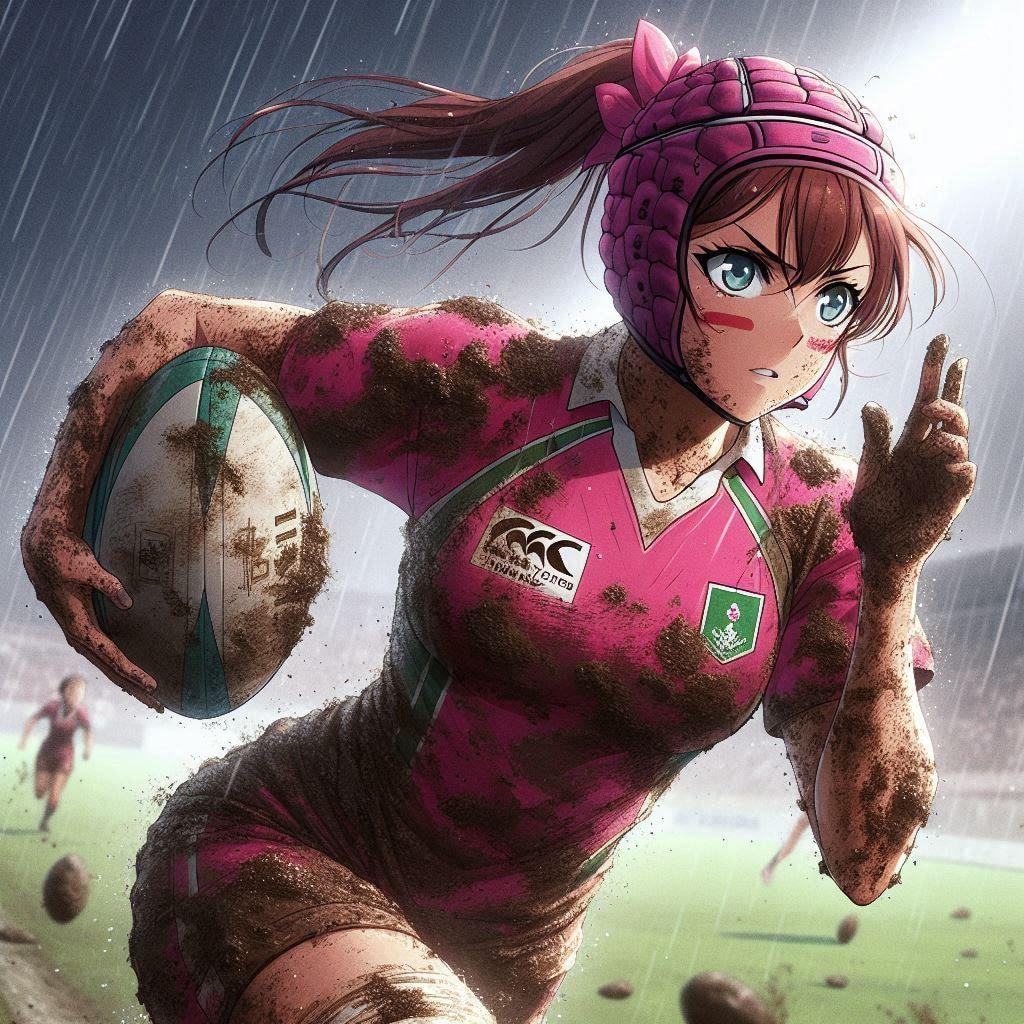 🏉泥まみれの女子ラグビー 141