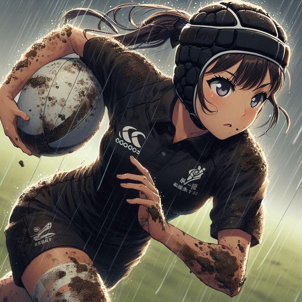 🏉泥まみれの女子ラグビー 141