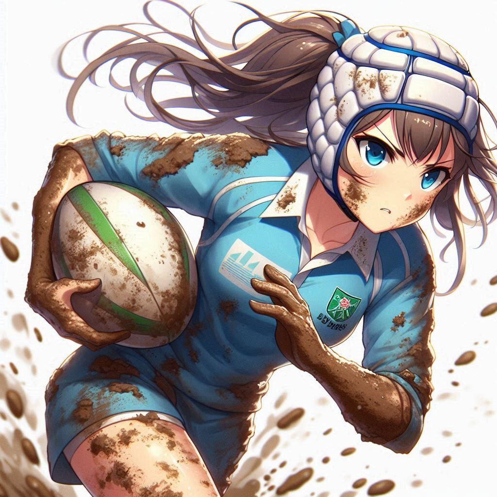 🏉泥まみれの女子ラグビー 141