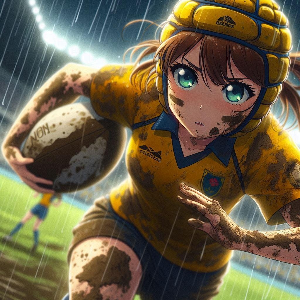 🏉泥まみれの女子ラグビー 141