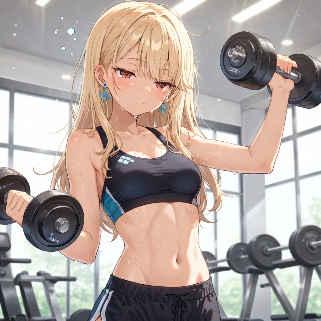 ギャルの筋トレ