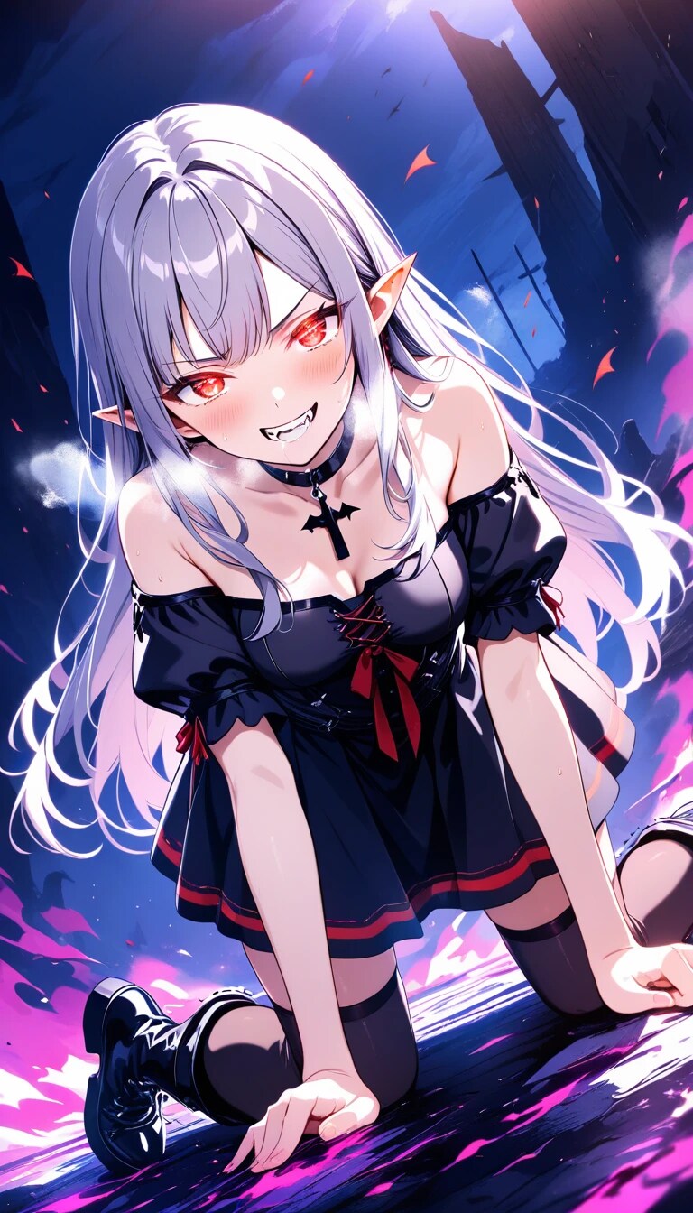異世界SOS!!　救援成功！『はぁ…はぁ…やったぞ、やってやったぞおおおおおっ！』アビゲイル（TS吸血鬼）