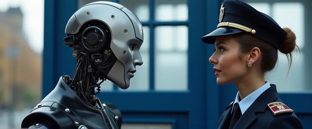 人型ロボット警官