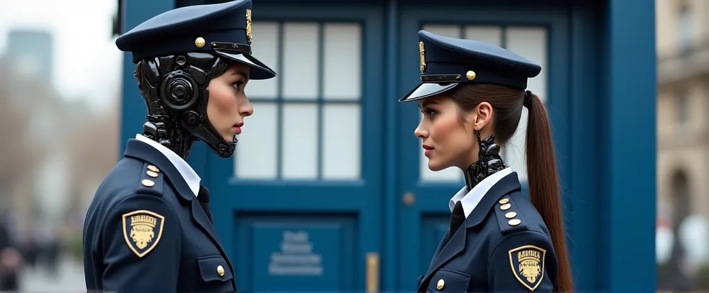 人型ロボット警官