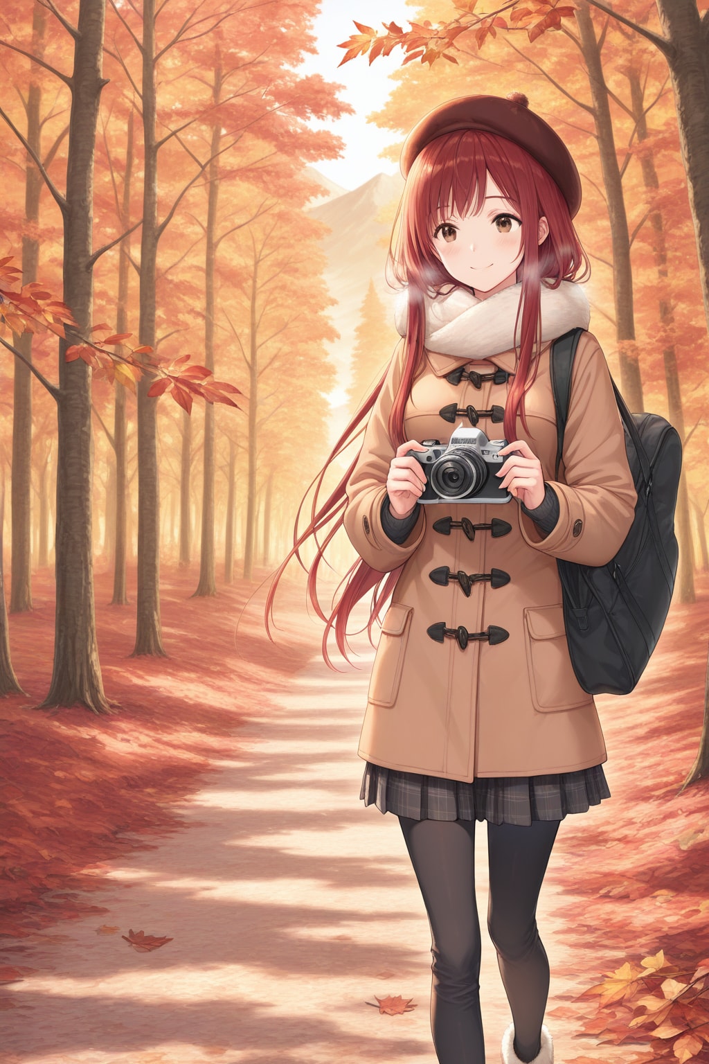 秋の行楽シーズンの紅葉狩りと写真撮影🍁📷