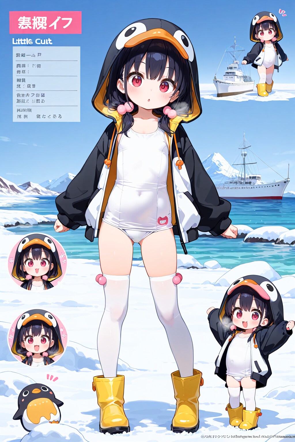 南極のペンギンちゃん図鑑