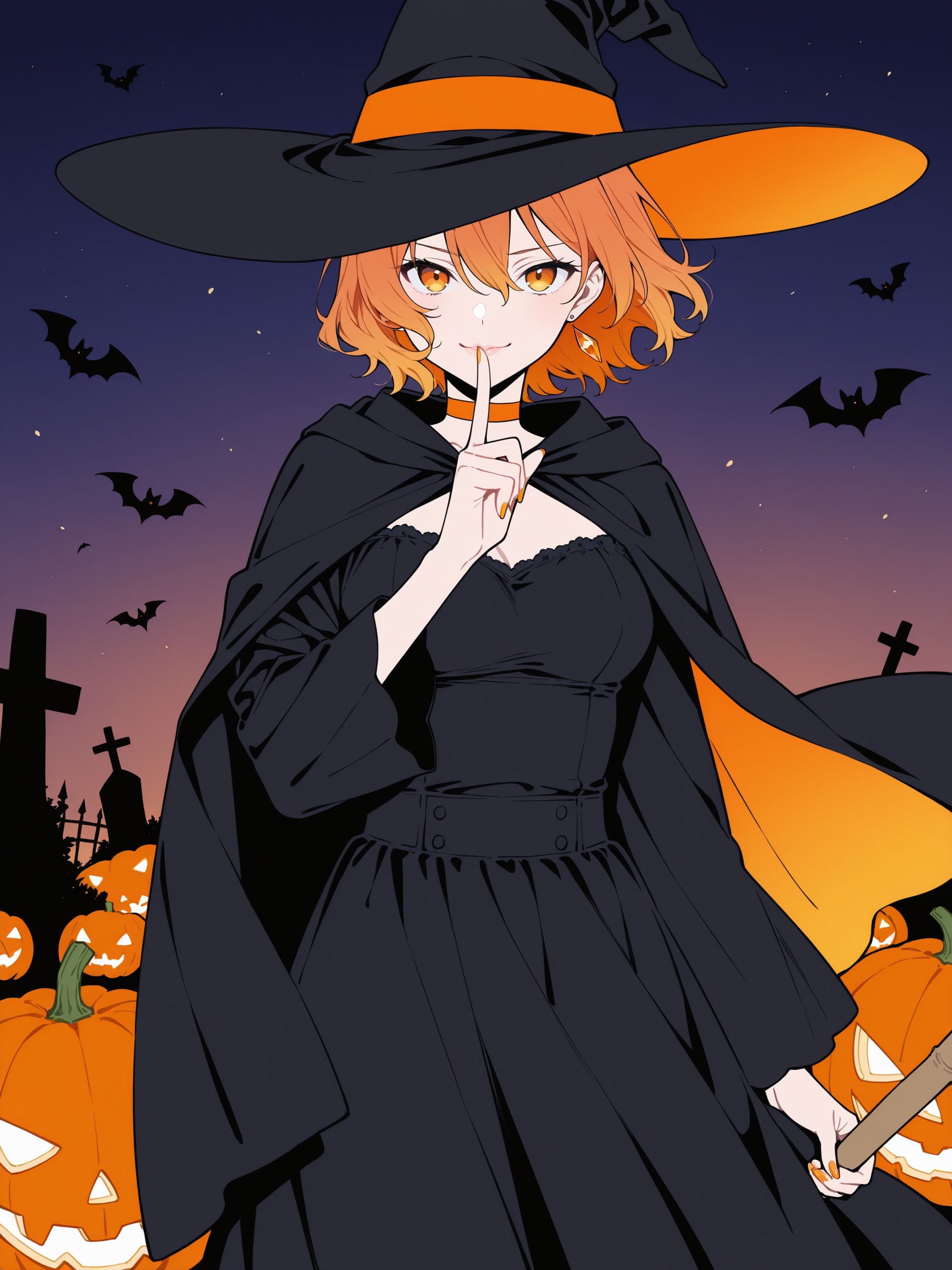 魔女になったAPRICOTちゃん | の人気AIイラスト・グラビア