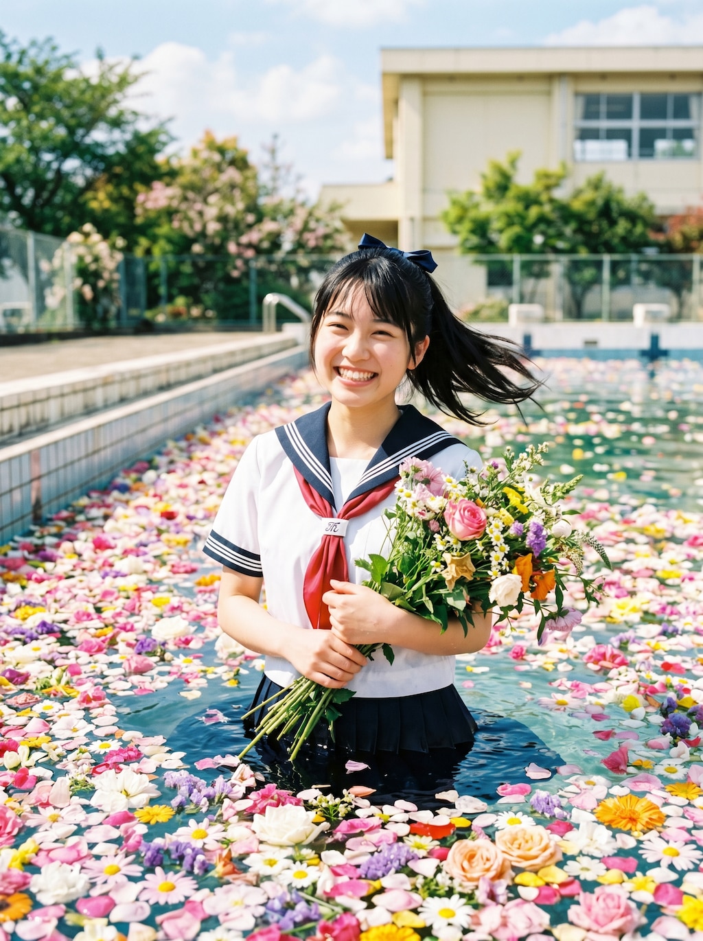 花を贈る