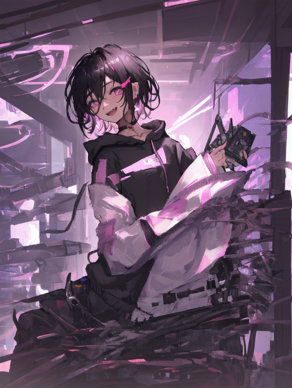 LoRaにオリキャラを学習させてみた