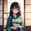 黒髪巨乳ちゃん_02_着物_茶道部 8枚目