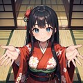 黒髪巨乳ちゃん_02_着物_茶道部 2枚目
