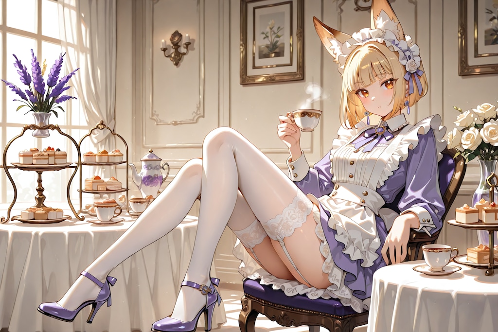 くつろぎすぎメイドさん