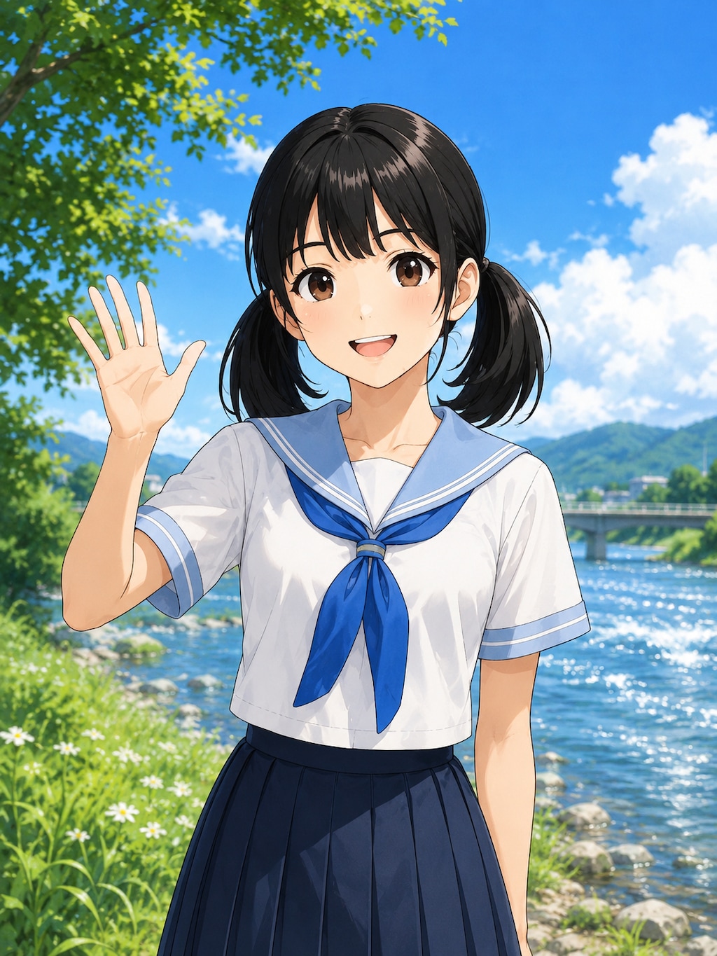 女子高生です